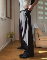 Summit Crease Pintuck Wide Slacks