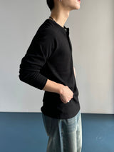 Lau Golji Henley Neck Long Sleeve 3C