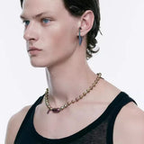 KVK THE VOID Wormhole Network Collection Colorful Mini Choker Necklace