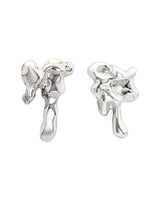 シンプルメルティングピアス　SILVER925