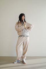 Wool zipup jumper, Cream