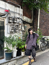 Rui Vintage Wine Check Shirt