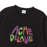 25SS アニメートフォントショートスリーブTシャツ ブラック
