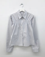 ミラチェックシャーリングシャツ (2color)