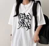 Gerty Vintage lettering boxy fit short-sleeved T-shirt