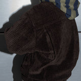 Corduroy bomber jacket / Brown