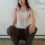 Paper Knit sleeveless white