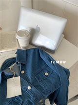 [SALE] denim shirt skirt two-piece dress