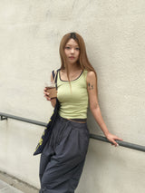 Archive Solid Matching Sleeveless Top (9c)