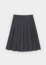 [MADE] Pretzel Pleated Midi Skirt
