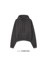 Semi-cropped hoodie 5COLOR