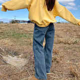 ディープフォークデニムパンツ