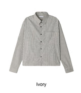 Tinead Crop Check Shirt