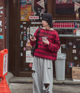[LAN ARCHIVE] デストロイドワイドスウェットパンツ