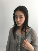 Hibbi neck frill dress (2color)