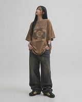(UNISEX) コーストピグメントボクシーフィットTシャツ 26SS-007