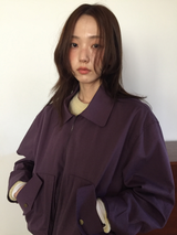 Cinched Button Blouson (2coolor)
