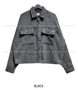 Need Mohair Crop Jacket