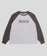 ユニセックススタックロゴラグランTシャツ