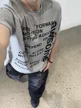 オーサム レタリング ショートスリーブTシャツ 4C