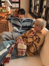 Bottie Angora Stripe Cardigan