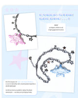 CYBER-STAR GALORE : Necklace ( blue )