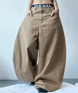COTTON BASIC BALLOON PANTS❤🤍🤎🖤💚 - 5 COLORS