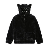 キャットエコファージャケット-  ブラック