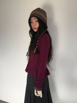 Teal Peach Frill Cardigan (5 Colors)