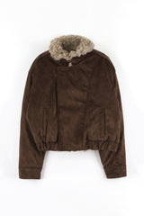 Lining padding) Shani padding blouson jacket