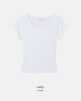 バイオウォッシングベーシックショートスリーブTシャツ(3color)