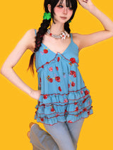 heidi frill sleeveless