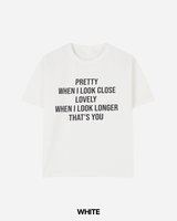 Prit Crop Printing Short Sleeve Tee 3C