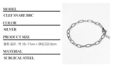 unisex chain bracelet_CLEF SNARE BRC