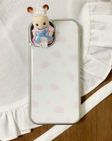 petit rose epoxy silver case