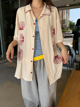 クラムス ハーフスリーブシャツ