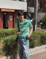キャッシュドスリム半袖ニット