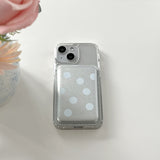dot magsafe silver card wallet (single product)
