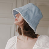 トライアングル ステッチバケットハット(Light Blue Denim)