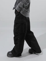 (UNISEX) アイレットコットンカーゴパンツ