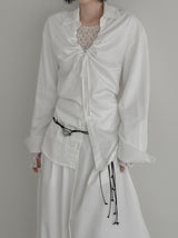 Celine Layered Unbalanced Long Skirt