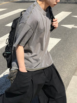 Kwai Pigment Washed Short Sleeve T-shirt 5C