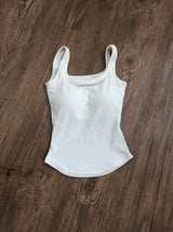 Pinter Ribbed Padded Tank Top