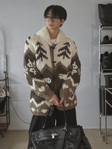 [Handmade] Nordic Toggle Knit Cardigan