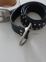 オバールスタッドベルト(WHITE, BLACK 2COLORS!)