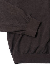  Airy summer cardigan_brown