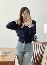 Kobel Round Basic Knit Cardigan