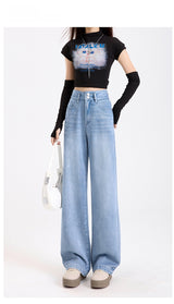 Lyocell Lightweight Wide Leg Denim Pants