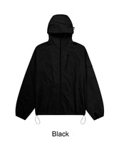テナキャップフードハイネックウィンドジャケット