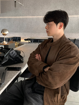 Bake Eco YKK Biker Leather Blouson Jacket
